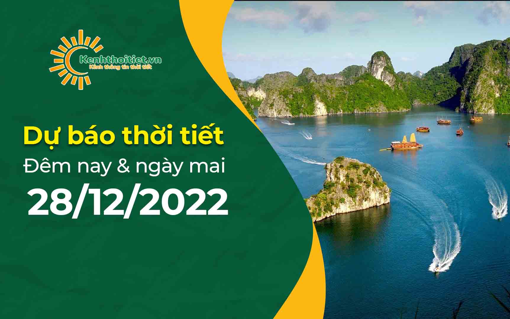 Dự báo thời tiết đêm nay và ngày mai 28/12/2022: Không khí lạnh vào miền Bắc