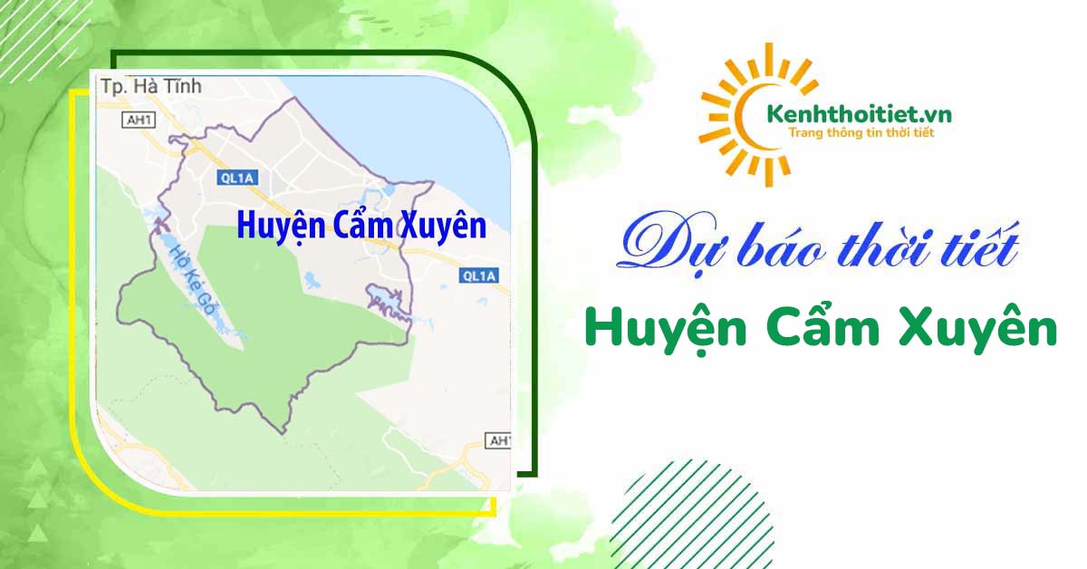 dự báo thời tiết huyện Cẩm Xuyên 