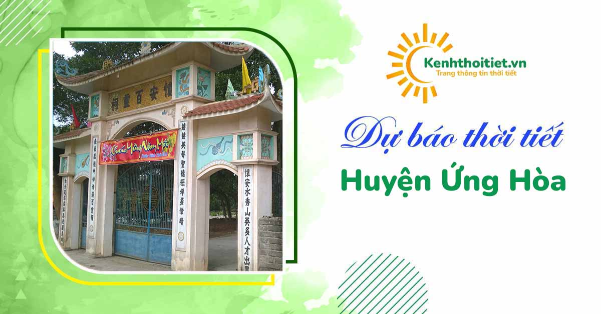 dự báo thời tiết Huyện Ứng Hòa