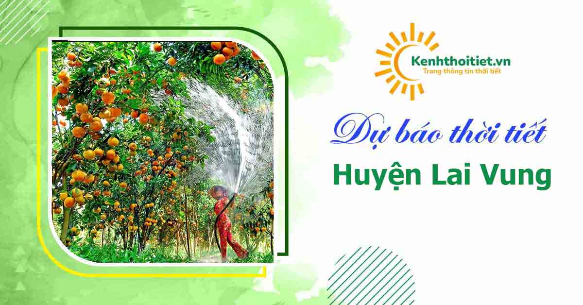 dự báo thời tiết hôm nay của Huyện Lai Vung