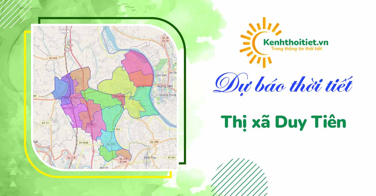 Dự báo thời tiết thị xã Duy Tiên