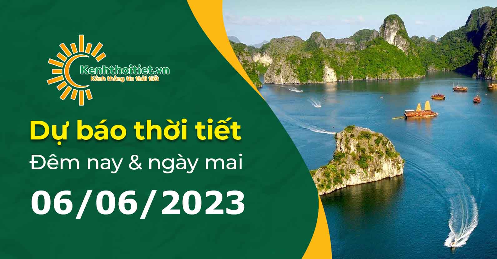 Dự báo thời tiết đêm nay và ngày mai 06/06/2023 các khu vực trên cả nước